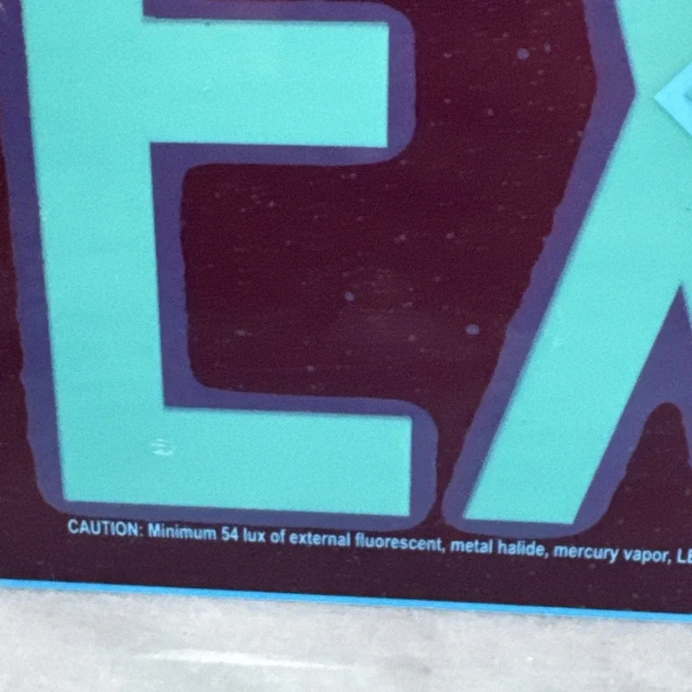 Red Photoluminescent Exit Sign - UL 924 Approved Aluminum - Part ULR-050